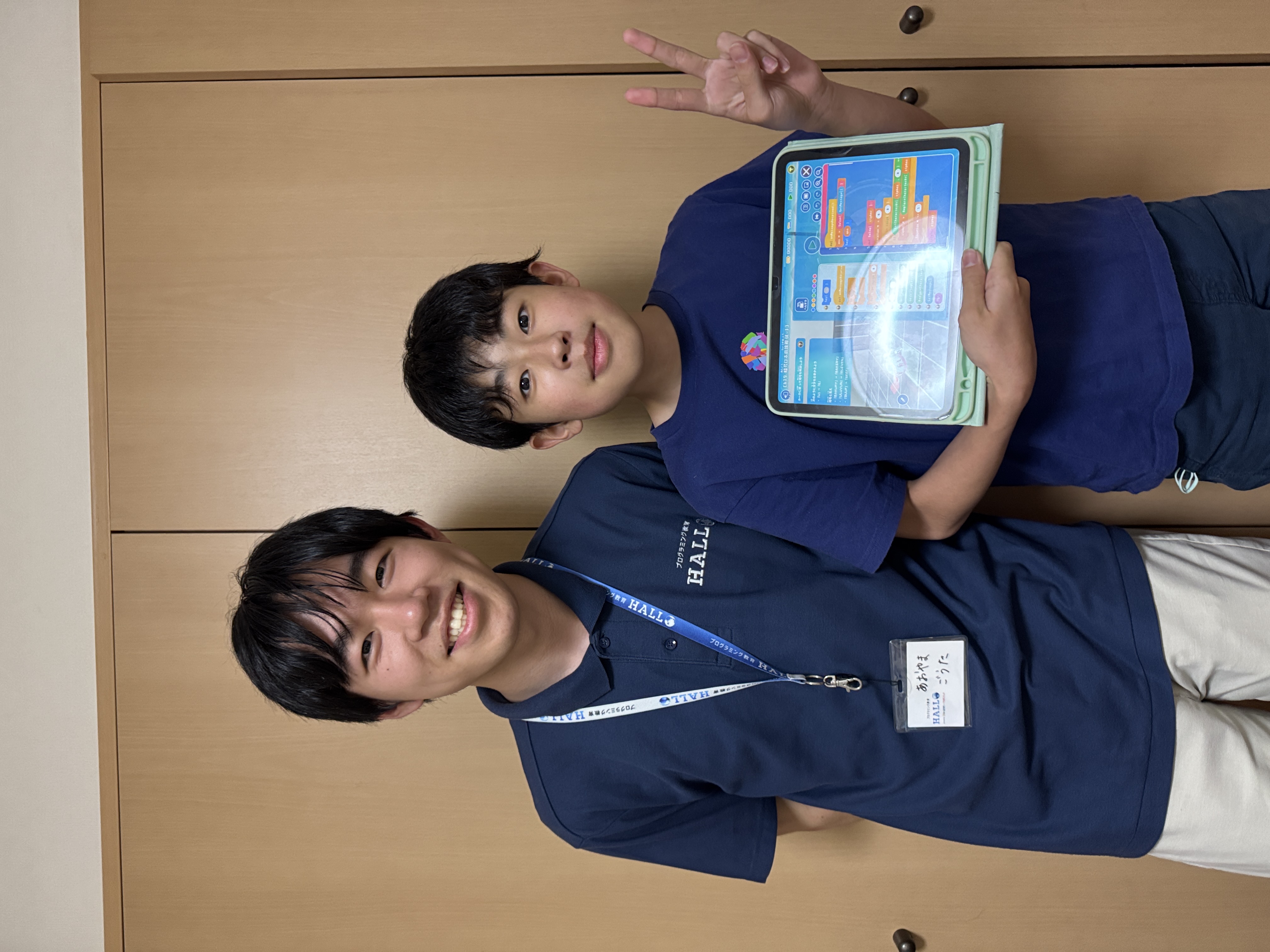 プログラミングスクール生 りおくん